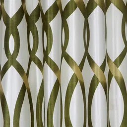 Cortina Set of 2 Abstract Printed Door Curtains image 2
