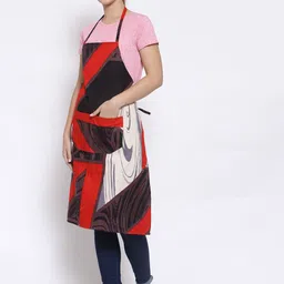 Arrabi Pack of 2 Printed Apron With Pockets image 3