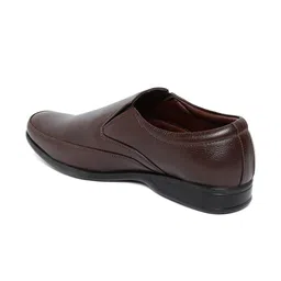 Action Men DOTCOM Square Toe Textured Leather Formal Slip-On Shoes image 3