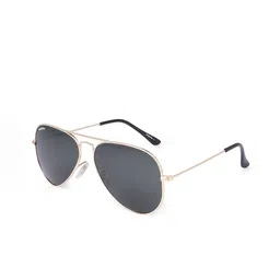 HASHTAG EYEWEAR Unisex Aviator Sunglasses with Polarised Lens image 5
