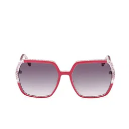GUESS Unisex Square Sunglasses with UV Protected Lens GUS78835675BSG image 5