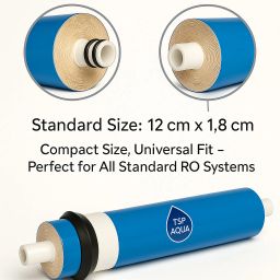 tsp aqua by tsp aqua RO Membrane Filter 100GPD Variant-2 Solid Filter Cartridge image 2
