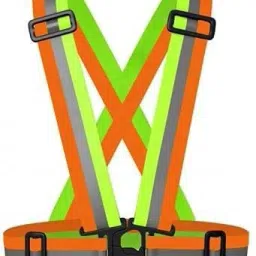Reflective Vest Belt Jacket, Night Cycling Reflector Safety Jacket-16