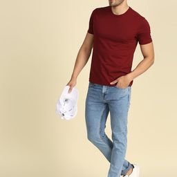 High Star Men Blue Slim Fit Stretchable Jeans-image-10