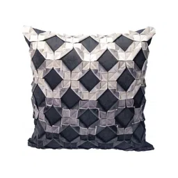 STUDIOHMK Black Embroidered Square Cushions image 3