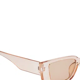 Ted Smith Brown Lens & Rectangle Sunglasses with UV Protected Lens image 3