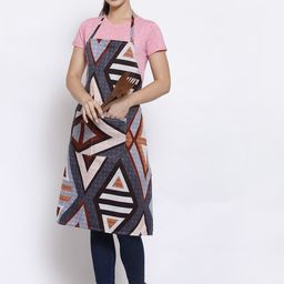 Arrabi Multicoloured Pack of 2 Printed Aprons image 2