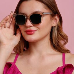 SUNNIES Women Square Sunglasses with Polarised Lens-25