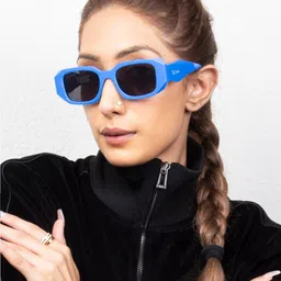 Ted Smith Unisex Square Sunglasses with UV Protected Lens TSF-DALIA_C5-27