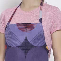 Arrabi Pack Of 2 Multicoloured Printed Aprons image 2