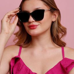 SUNNIES Women Cateye Sunglasses with Polarised Lens SNS-11687-C025-28