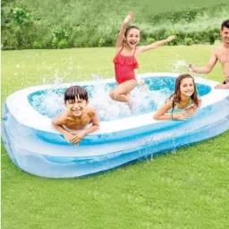 SWIM (IND*88) CENTER FAMILY POOL Inflatable Swimming Kid With Free Pump Inflatable Swimming Pool-39