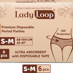 overnight Disposable Period Panties for Women, S-M Super Absorbent Sanitary Pad-image-68