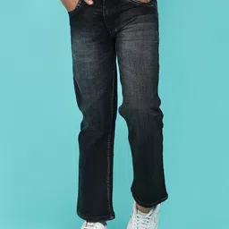 V-Mart Boys Mid Rise Heavy Fade Cotton Jeans-image-53