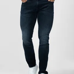 SPYKAR Men Navy Light Fade Cotton Jeans-image-34