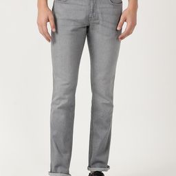 Wrangler Men Grey Skanders Slim Fit Low-Rise Stretchable Cotton Jeans-image-1