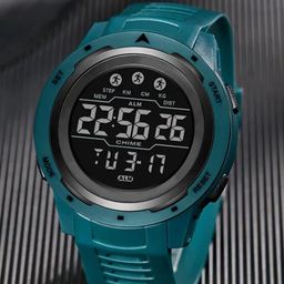 Shocknshop Men Digital Multi Function Watch WCH89DarkGreen image 1