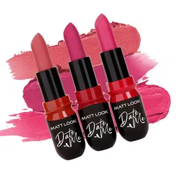 MATTLOOK Set of 3 Date Me Long Stay Matte Finish Lipstick - Maroons & Wines LS-35-02-27