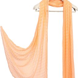 Chiffon Woven Peach Women Dupatta-image-48