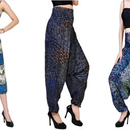 Printed Rayon, Cotton Women Harem Pants-image-59