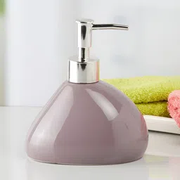 Kookee Brown Abstract Ceramic Soap Dispenser-4