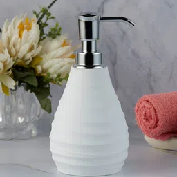 Kookee White Ceramic Soap Dispenser-33