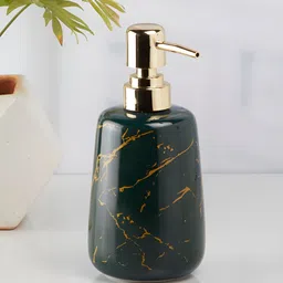 Kookee Green Abstract Ceramic Soap Dispenser image 4