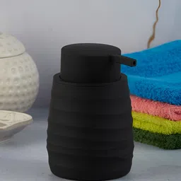 Kookee Black Abstract Printed Soap Dispenser image 2