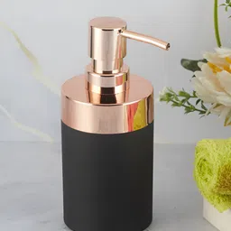 Kookee Black Cylindrical Soap Dispenser image 2