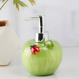 Kookee Green Abstract Ceramic Soap Dispenser image 2