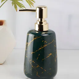 Kookee Green Abstract Ceramic Soap Dispenser image 3
