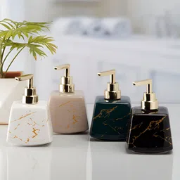 Kookee Green Abstract Shaped Ceramic Soap Dispenser image 3
