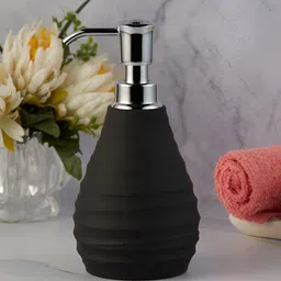 Kookee Black Abstract Printed Soap Dispenser image 3