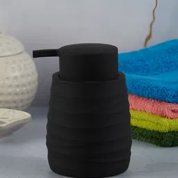 Kookee Black Abstract Printed Soap Dispenser image 3