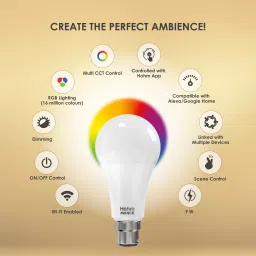Polycab Hohm Avance Wi-Fi Enabled Smart LED Bulb Smart Bulb image 2