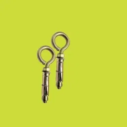 Hard Metal Closed Hook Anchor Fasteners, 8mm, 2 Pieces, Gold Hook 2 (Pack of 2) Hook 2-image-20
