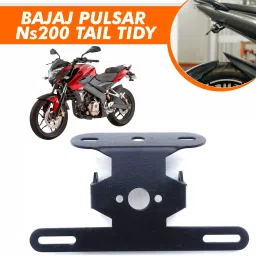 premium look Tail Tidy/Fender Eliminator for Bajaj Pulsar NS / RS Bike Number Plate-image-20
