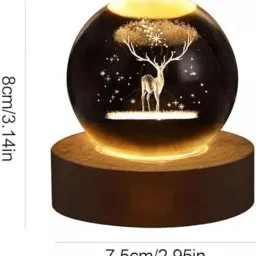 shopogenix REINDEER_3D_TABLELAMP-L161 Table Lamp image 3