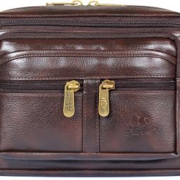 Brown Men & Women Sling Bag - Medium Faux Leather Unisex Crossbody Sling Bag-18