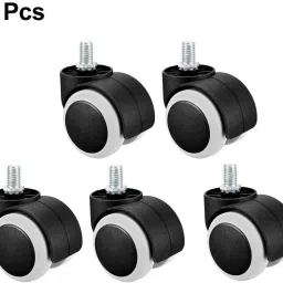 Twin caster Screw Type wheel for office revolving chair base super quality wheel Polypropylene Friction Rolling Cabinet-27