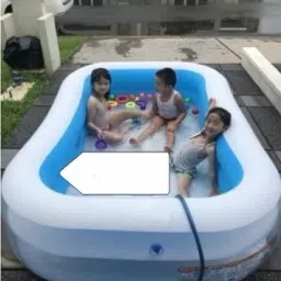 Family (IND*71) Pool 2.62x1.75x0.56 m With Free Pump Inflatable Swimming Pool-14