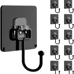Self Adhesive Wall Hooks / Drill Free Hooks / Sticker Hanger Kitchen Bathroom Hook 10-image-26