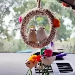 Artificial Birds with Hanging Nest for Home Decoration (Pack of 1) Decorative Showpiece - 23 cm-14