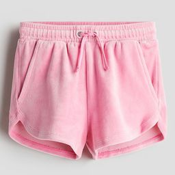 H&M Girls Velour Pull-On Shorts-image-65