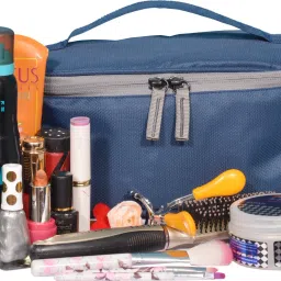 Women Blue Cosmetic Bag-image-19