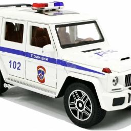 132 Diecast G Wagon Police Toy Car for Kids-image-24