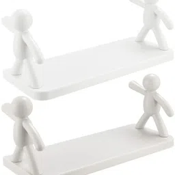Wall Mounted Shelf, Bathroom Shelf Organizer, Multipurpose Wall Mount NRS1.1547 Plastic Wall Shelf-image-25
