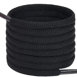 ELECSA Black Round Oval Shoe Lace 48cmThick Shoelace for Sport, Casual, Hiking, Sneaker Shoe Lace-image-84