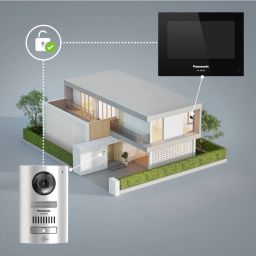 Panasonic VL-SA611SX 7 inch Wide Color Screen Wi-Fi support and Mobile App Access Video Door Phone image 4