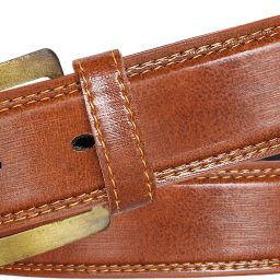 Men Evening, Party, Formal, Casual Brown Artificial Leather Belt-image-49